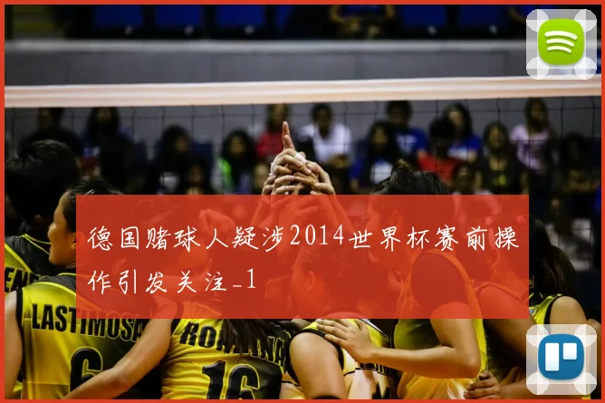 德国赌球人疑涉2014世界杯赛前操作引发关注_1